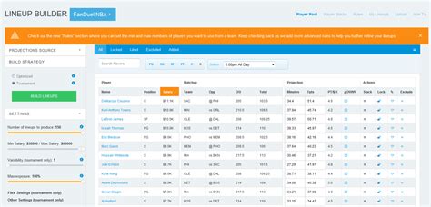 rotogrinders nba lineups|NBA Lineup Optimizer .
